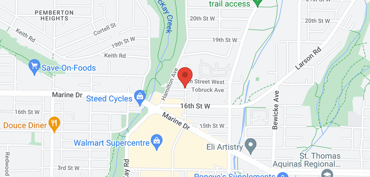 map of 15 900 W 17TH STREET